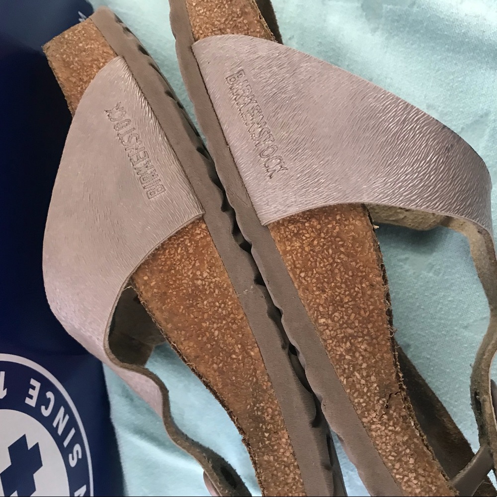 🌟 Golden 🌟 Textured Birkenstock 🇩🇪 Gizeh 🌟